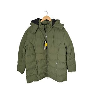 Soularge Men's Winter Puffer Jacket Coat with Hood NWT Size 2X